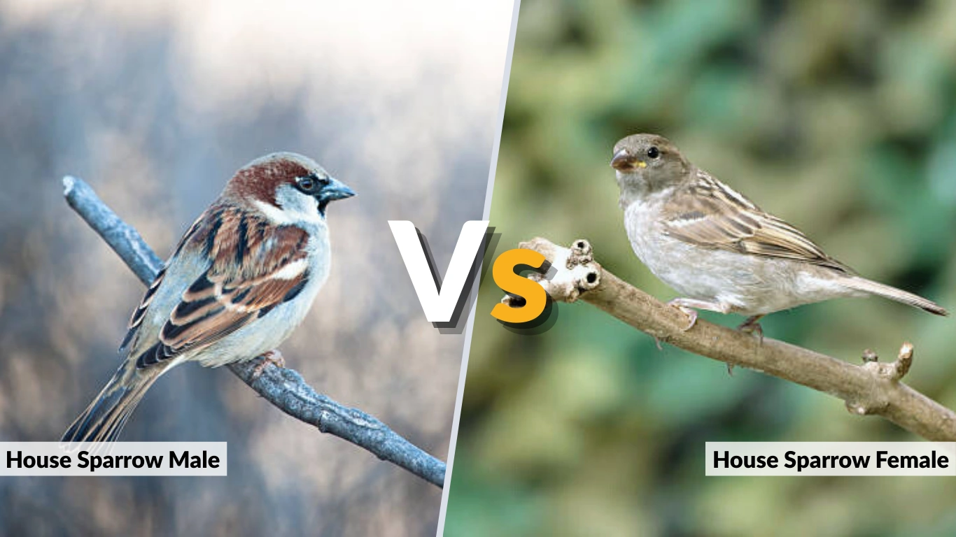 House Sparrow Male Vs Female 7 Key Differences Identification Guide House Sparrow Male Vs Female 7 Key Differences Identification Guide