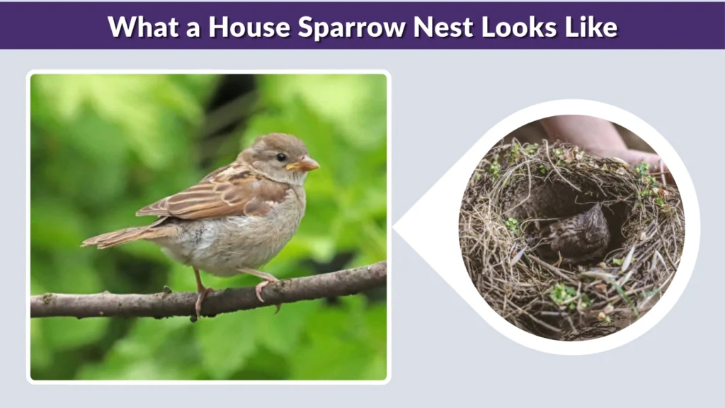 What a House Sparrow Nest Looks Like