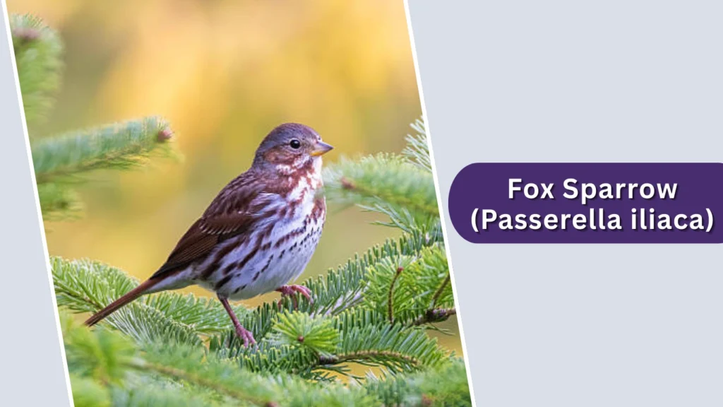 Fox Sparrow (Passerella iliaca)