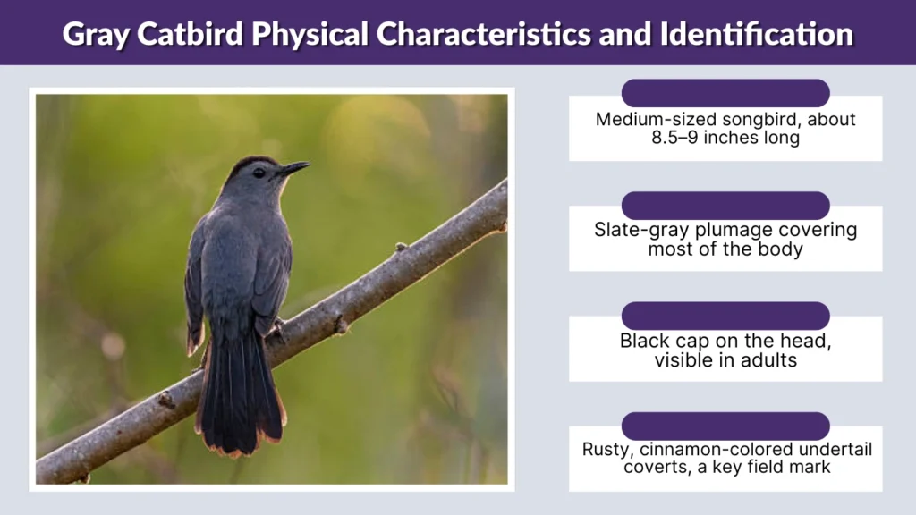 Gray Catbird Physical Characteristics and Identification