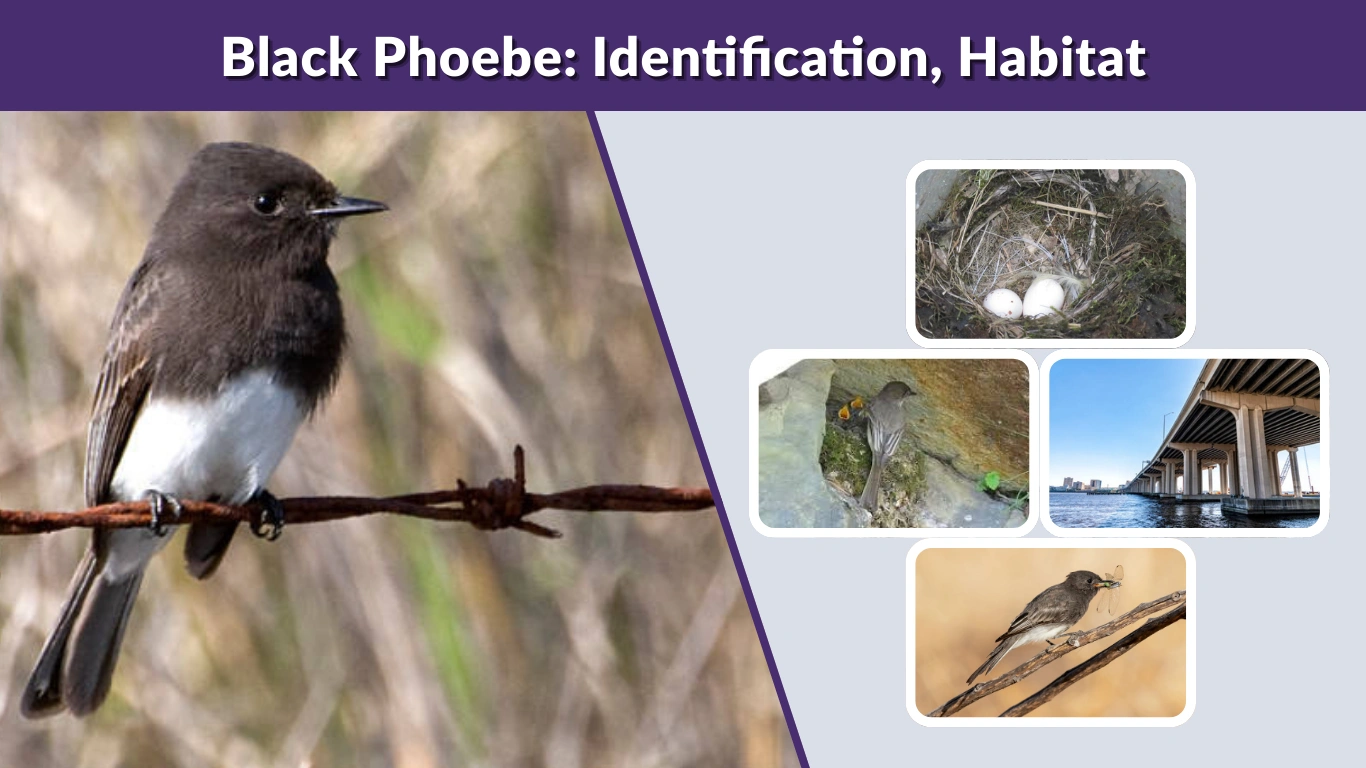 Black Phoebe Identification, Habitat & Behavior Guide