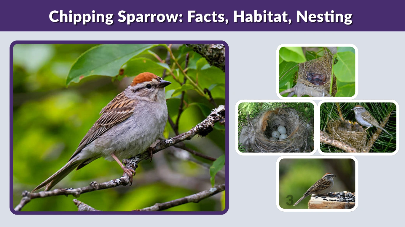 Chipping Sparrow: Facts, Habitat, Nesting & Identification Guide