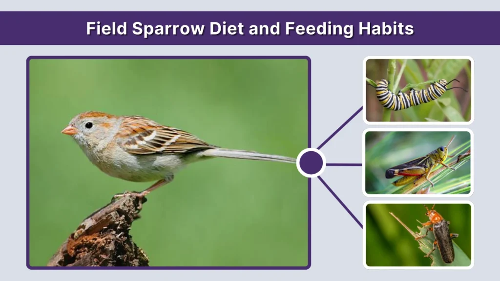 Field Sparrow Diet and Feeding Habits
