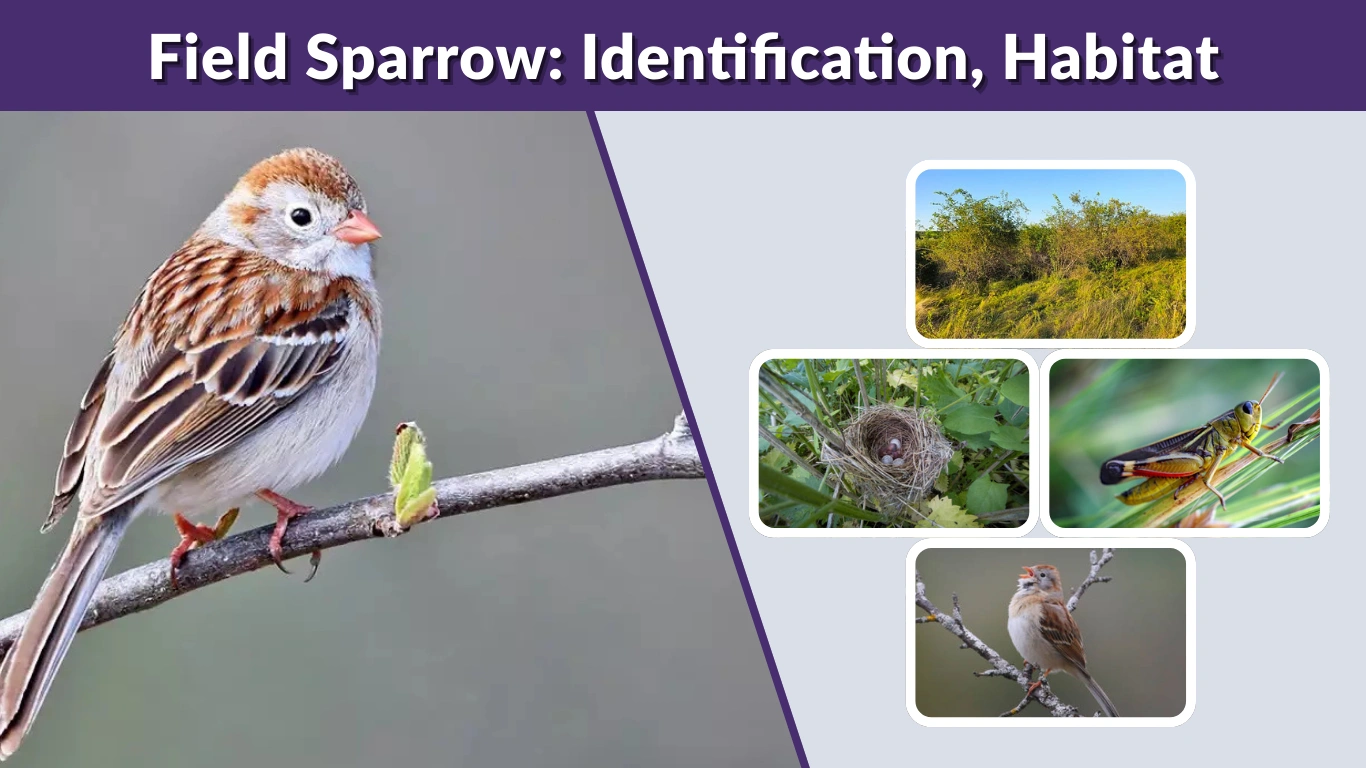 Field Sparrow Identification, Habitat, Song and Nesting