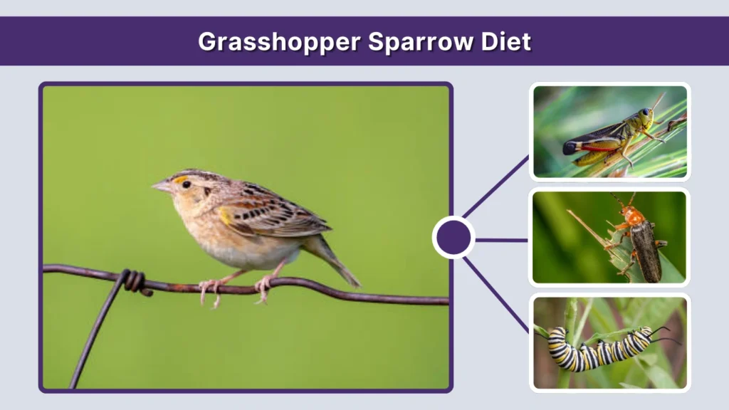 Grasshopper Sparrow Diet