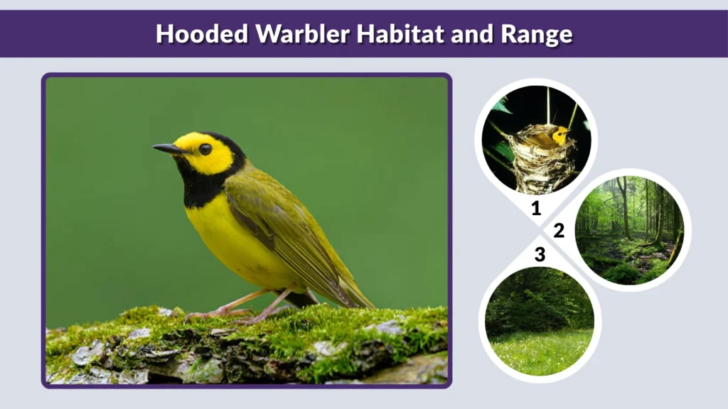 Hooded Warbler Habitat and Range