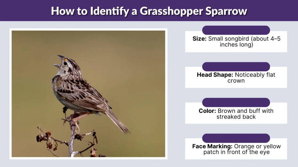 How to Identify a Grasshopper Sparrow