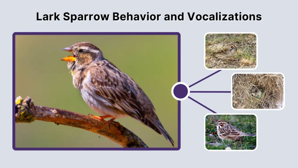 Lark Sparrow Behavior and Vocalizations