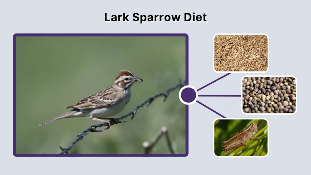 Lark Sparrow Diet