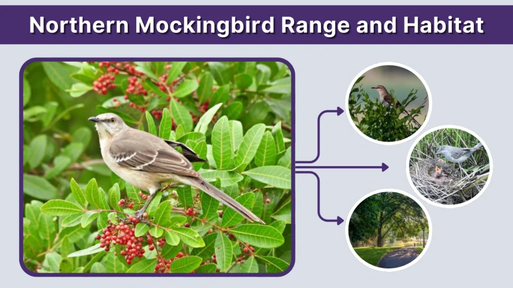 Northern Mockingbird Range and Habitat