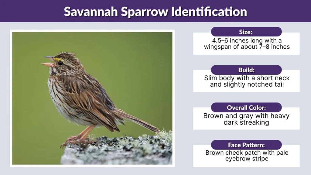 Savannah Sparrow Identification