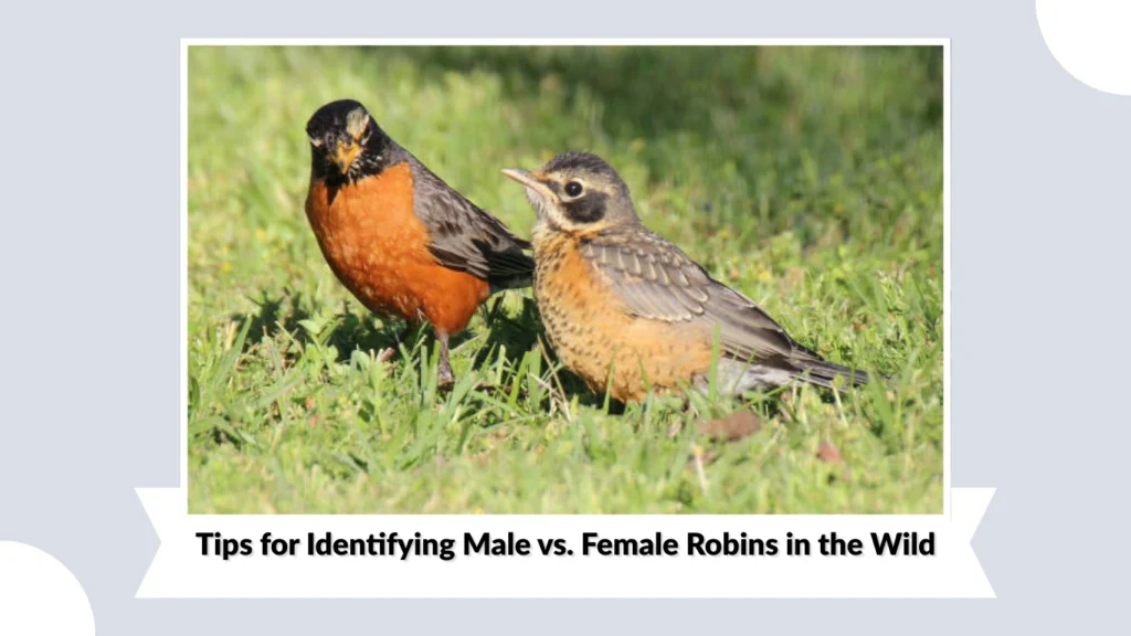 Tips for Identifying Male vs. Female Robins in the Wild