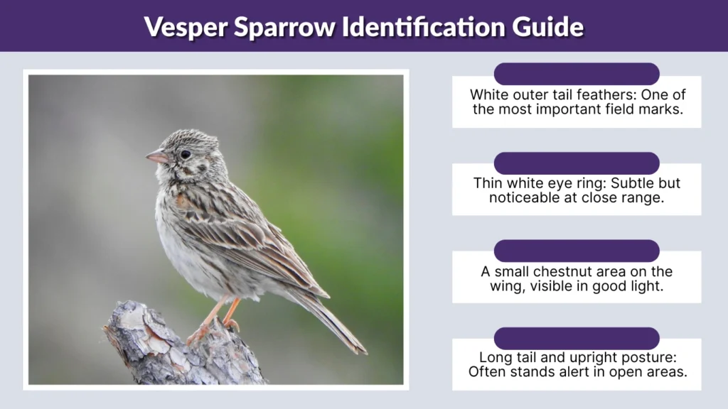 Vesper Sparrow Identification Guide