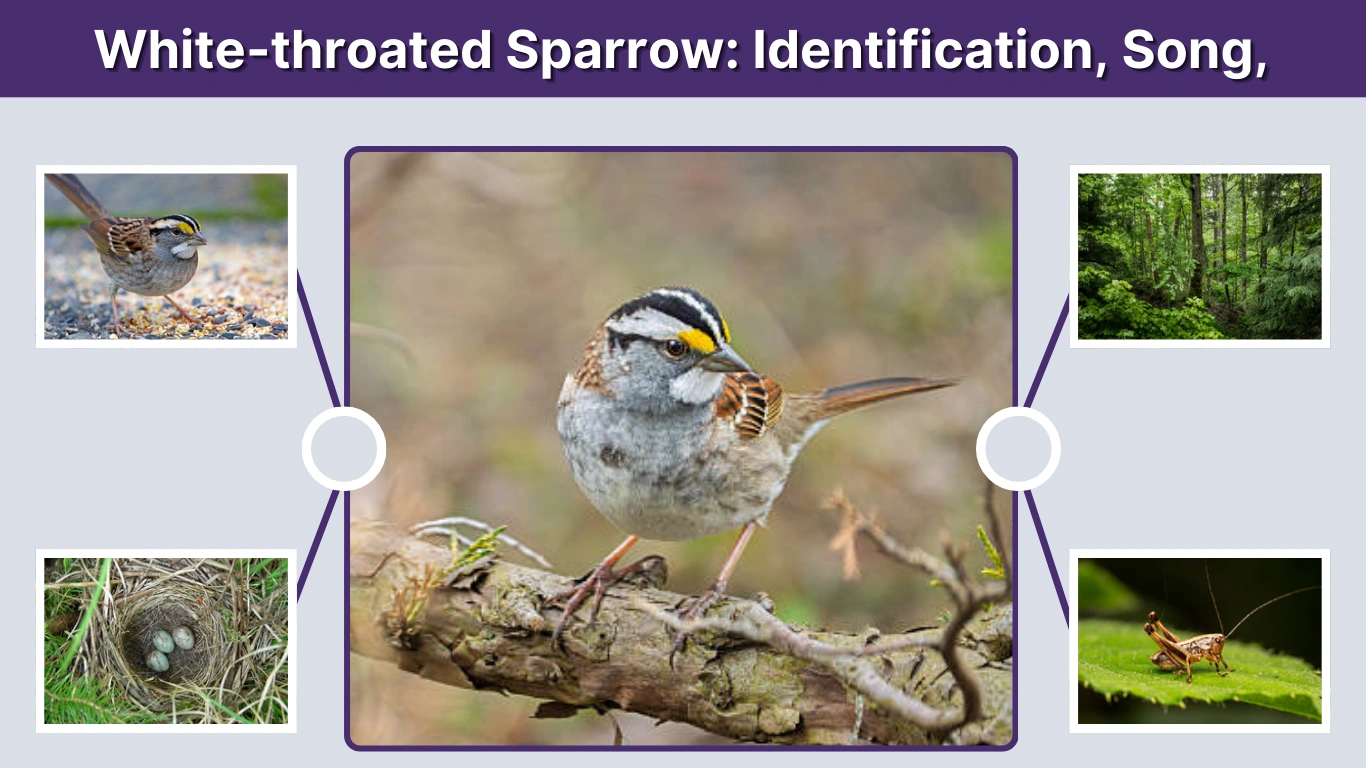 White-throated Sparrow Identification, Song, Habitat & Migration Guide