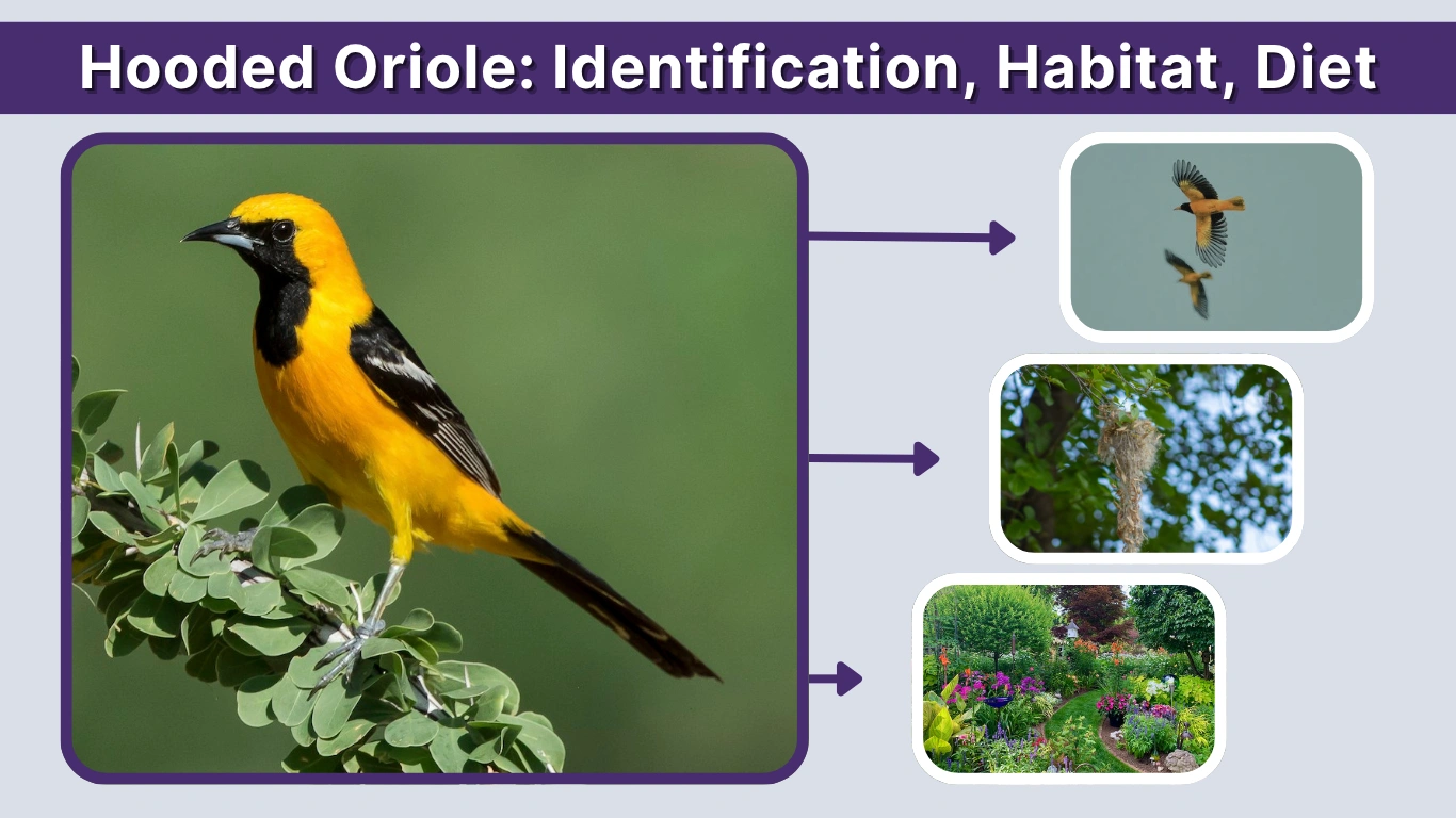 Hooded Oriole: Identification, Habitat, Diet & Migration