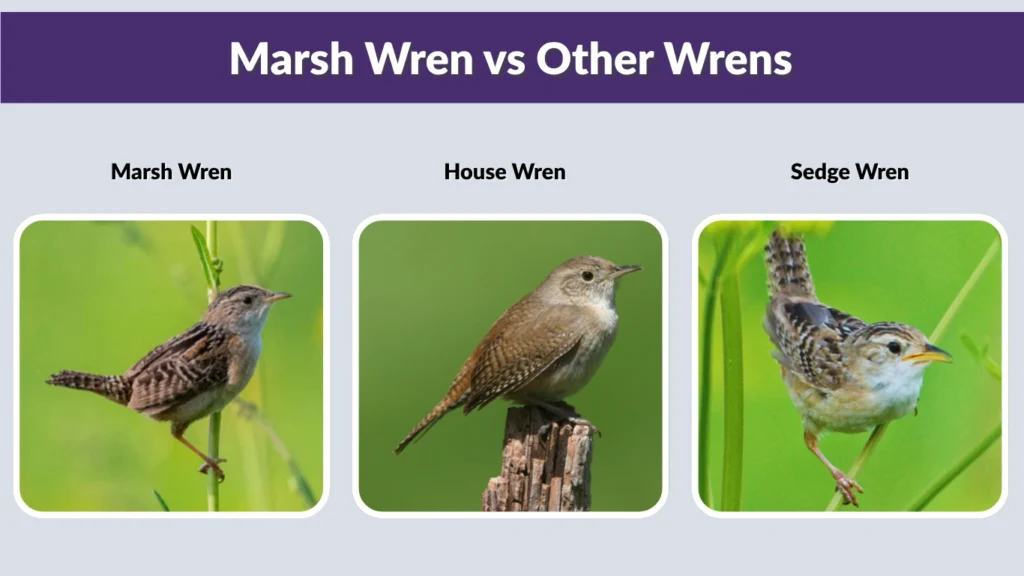 Marsh Wren vs Other Wrens