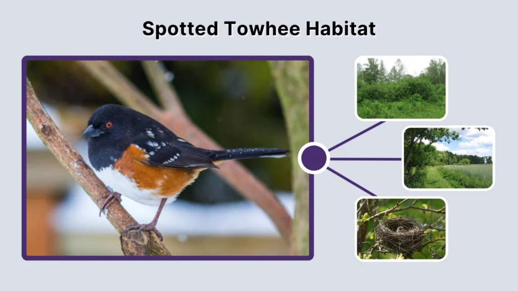 Spotted Towhee Habitat
