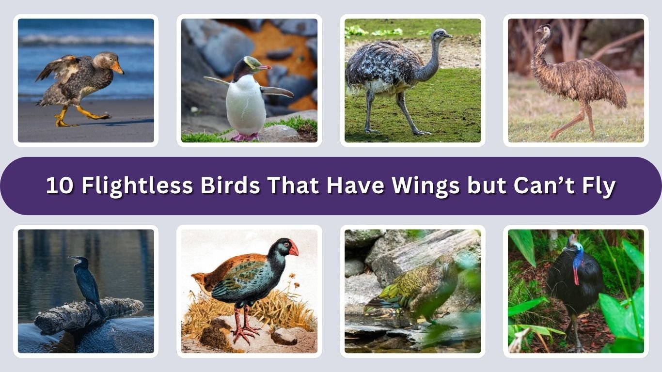 10 Flightless Birds That Have Wings but Can’t Fly: Identification with Pictures 