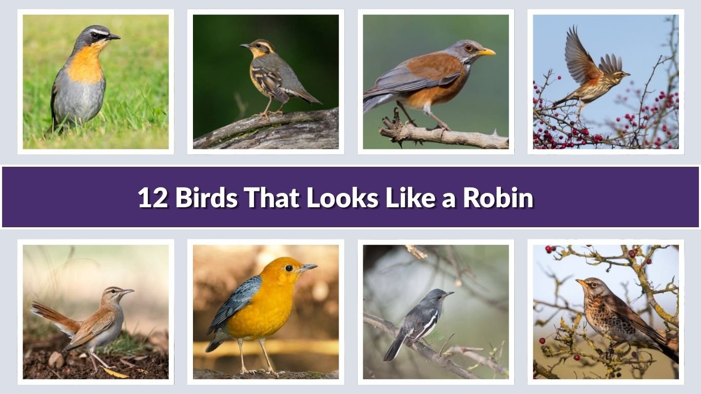 12 Birds That Looks Like a Robin: Identification with Picture
