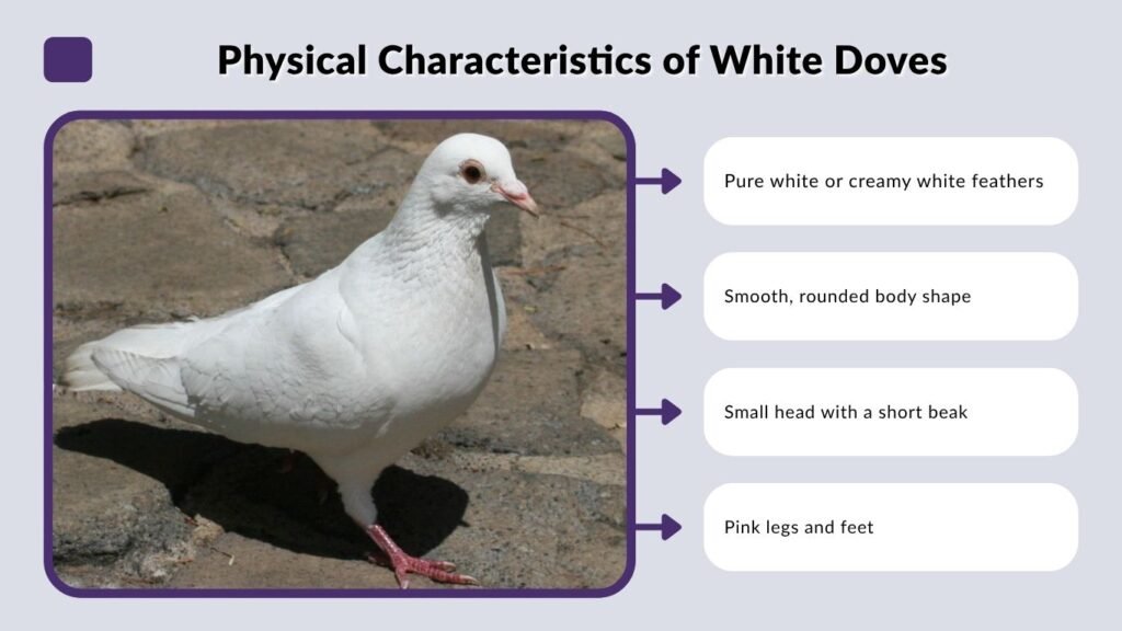Physical Characteristics of White Doves