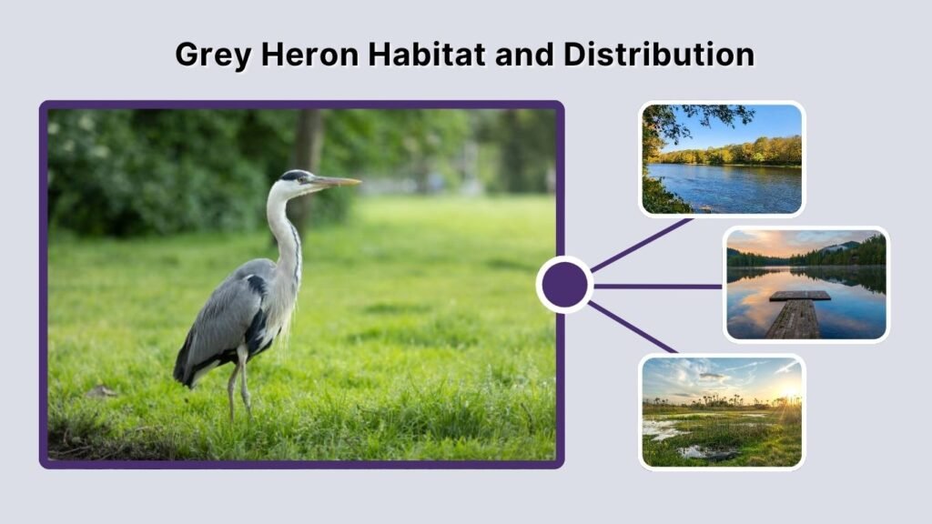 Grey Heron Habitat and Distribution