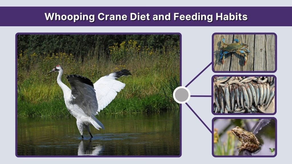 Whooping Crane Diet and Feeding Habits