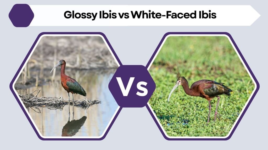 Glossy Ibis vs White-Faced Ibis