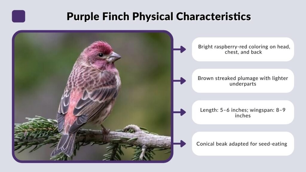 Purple Finch Physical Characteristics