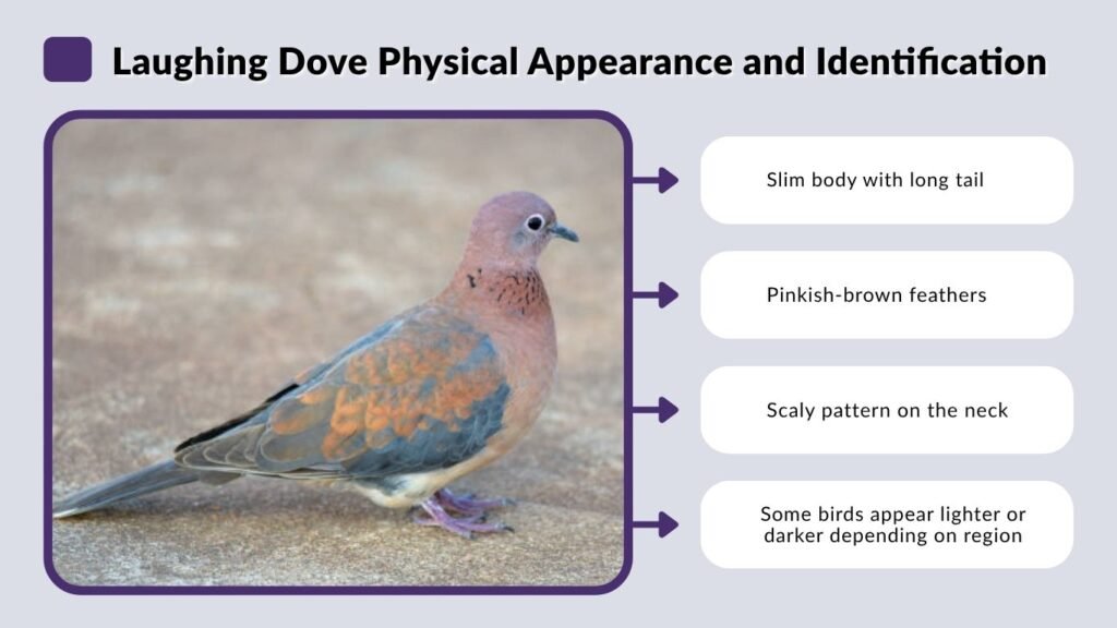 Laughing Dove Physical Appearance and Identification