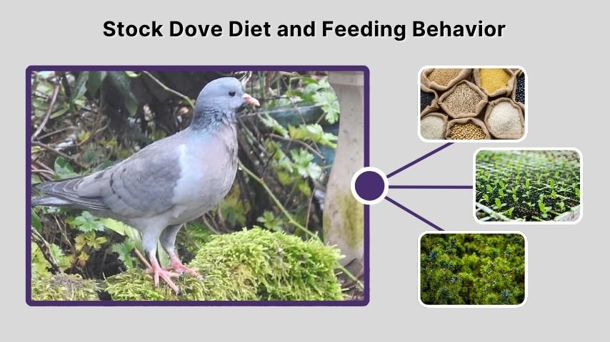 Stock Dove Diet and Feeding Behavior