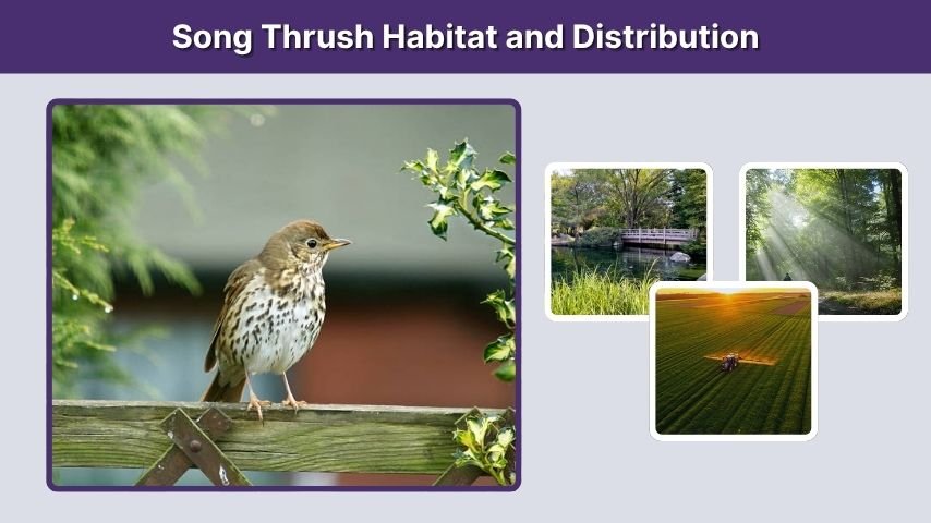 Song Thrush Habitat and Distribution