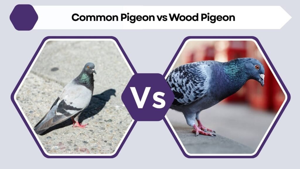 Common Pigeon vs Wood Pigeon