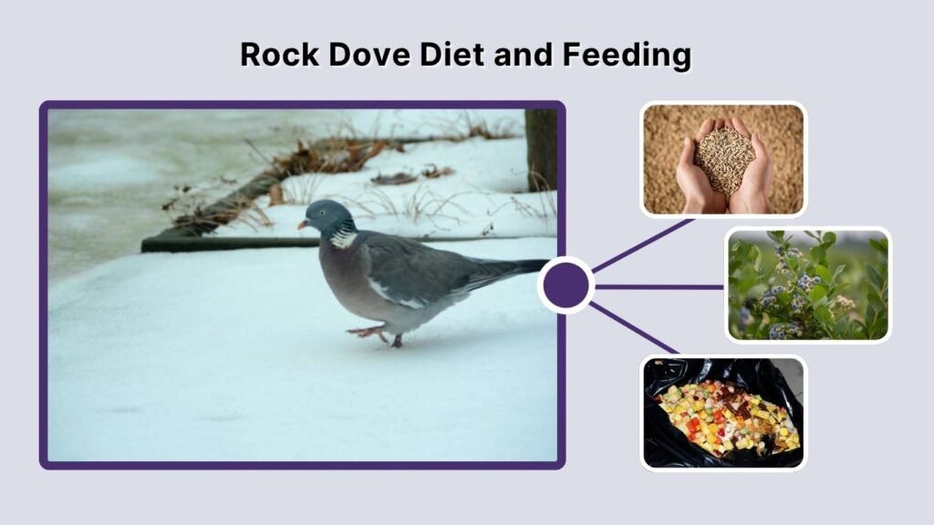 Rock Dove Diet and Feeding