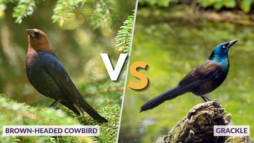 Brown-Headed Cowbird vs Grackle