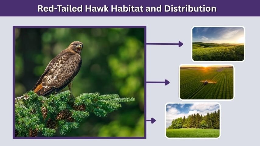 Red-Tailed Hawk Habitat and Distribution