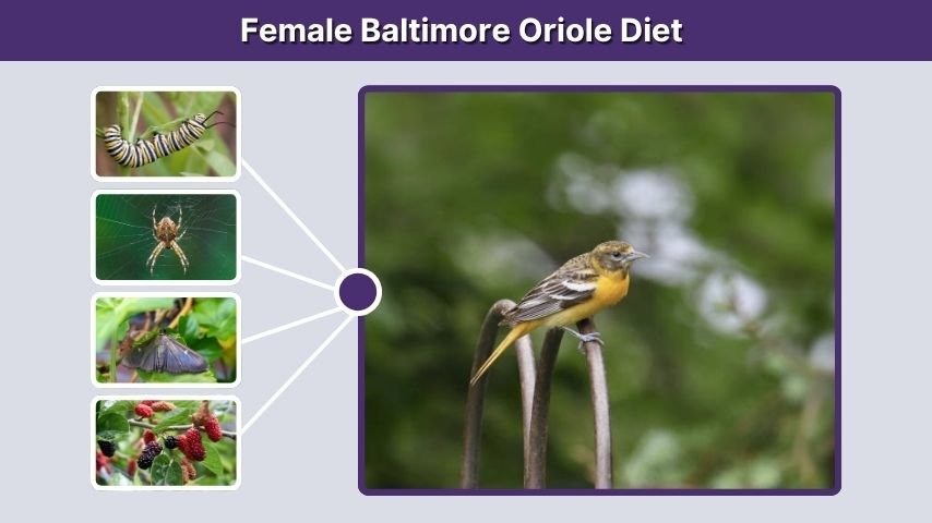 Female Baltimore Oriole Diet
