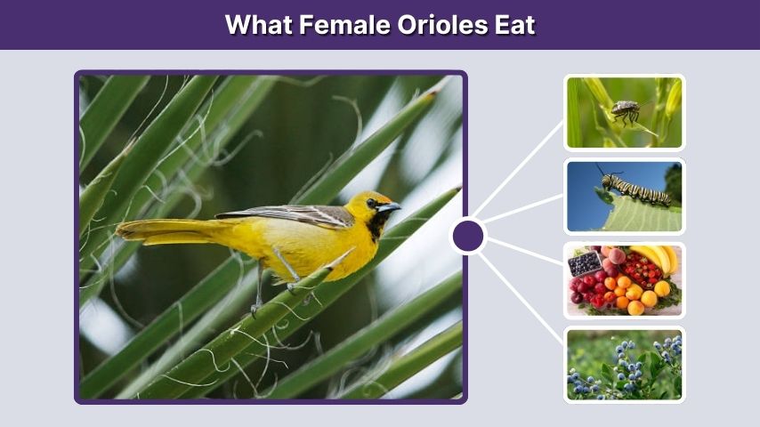 What Female Orioles Eat