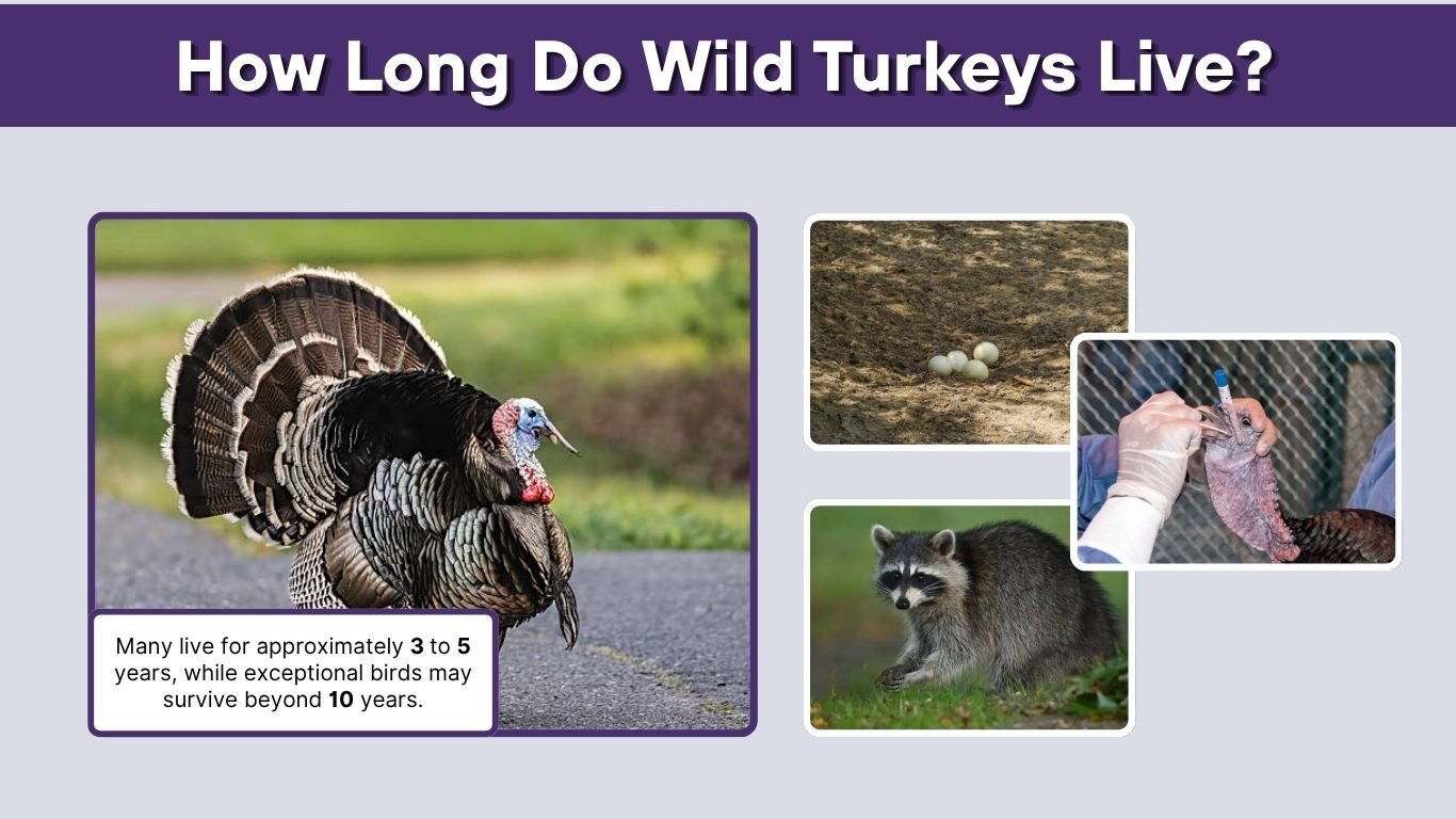 How Long Do Wild Turkeys Live? Lifespan and Life Cycle