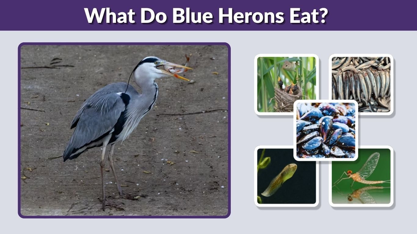 What Do Blue Herons Eat? 10 Foods They Love to Eat