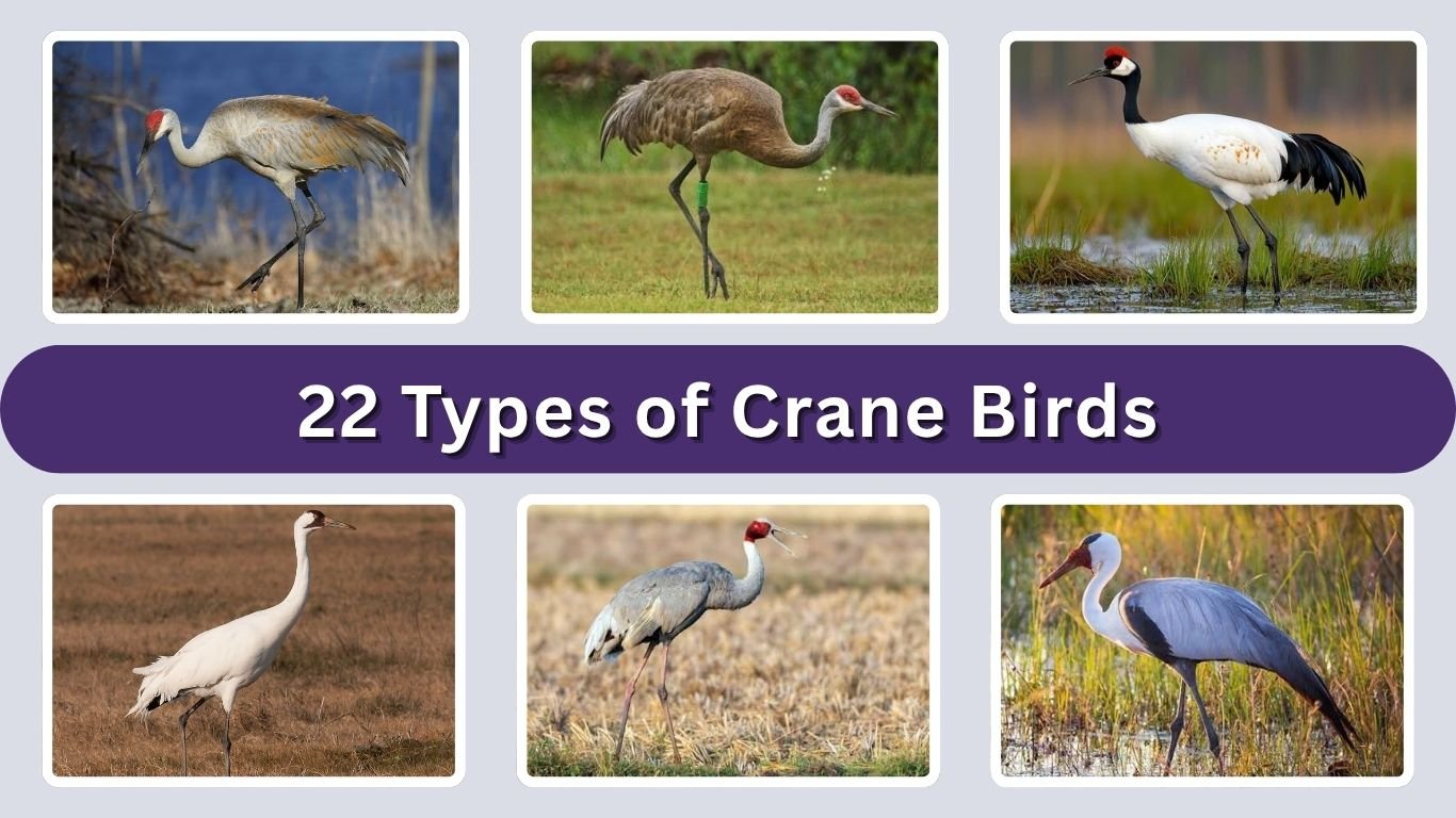 22 Types of Crane Birds: Identification, Habitat and Facts