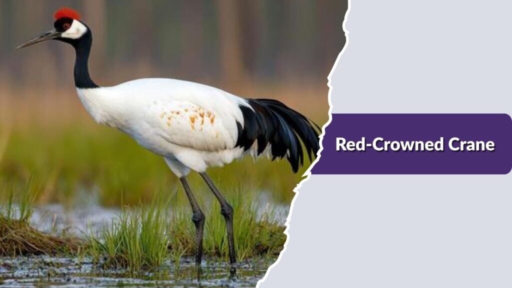 Red-Crowned Crane
