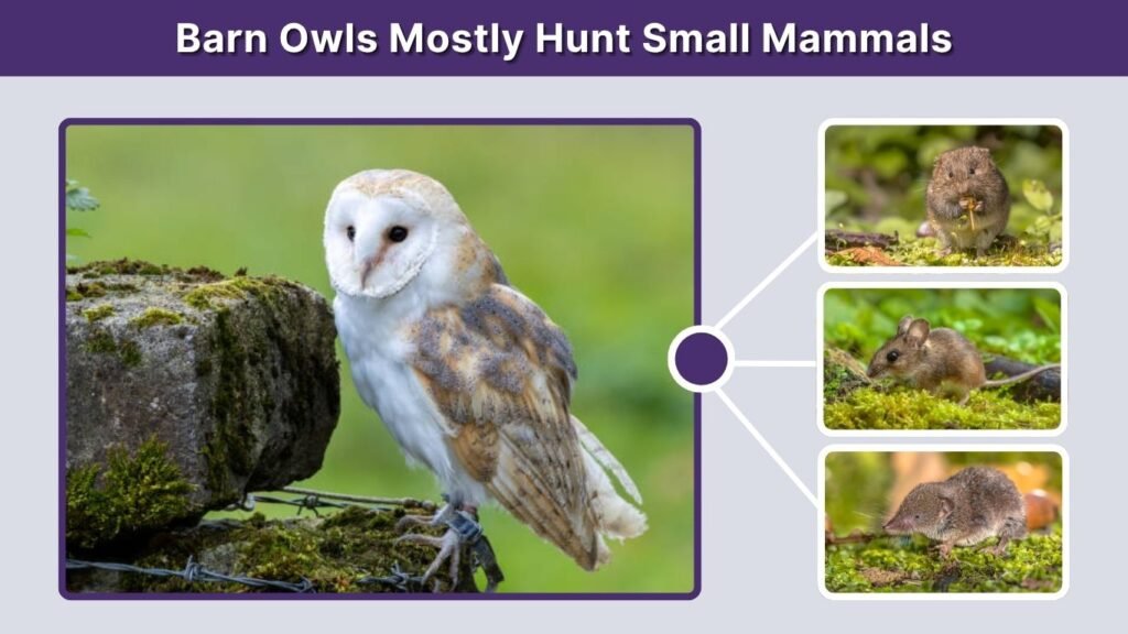 Barn Owls Mostly Hunt Small Mammals