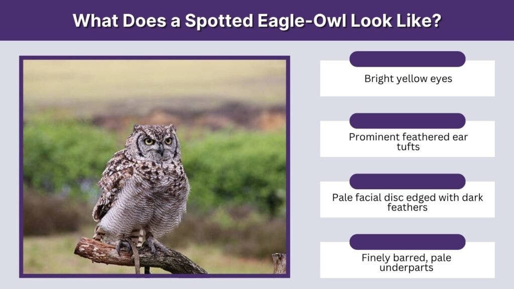 What Does a Spotted Eagle-Owl Look Like?