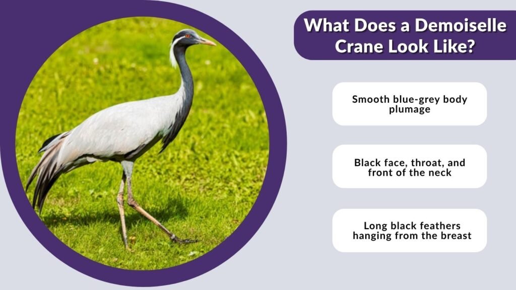 What Does a Demoiselle Crane Look Like?