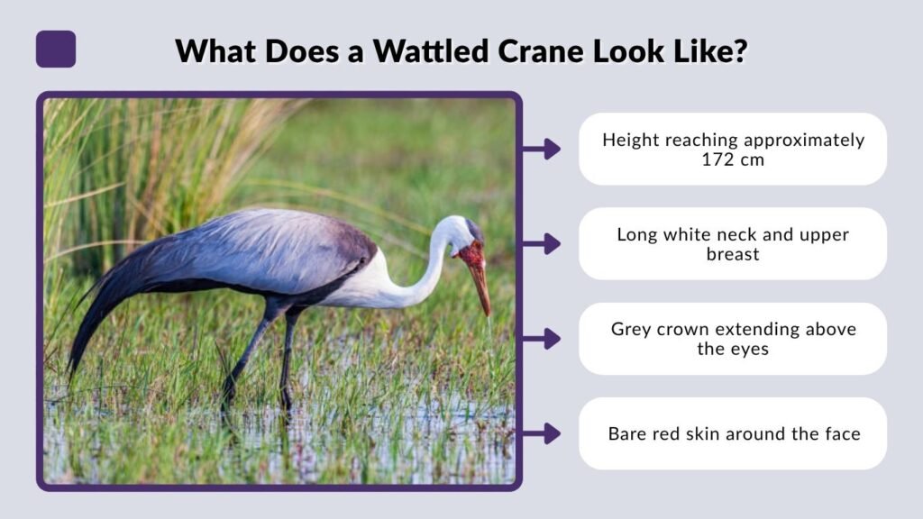 What Does a Wattled Crane Look Like?
