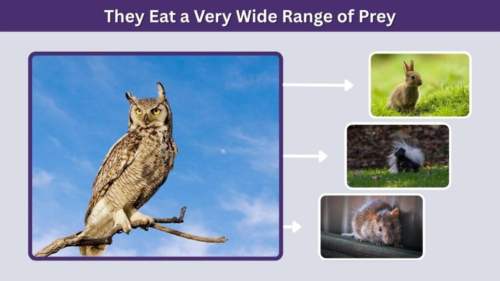 They Eat a Very Wide Range of Prey