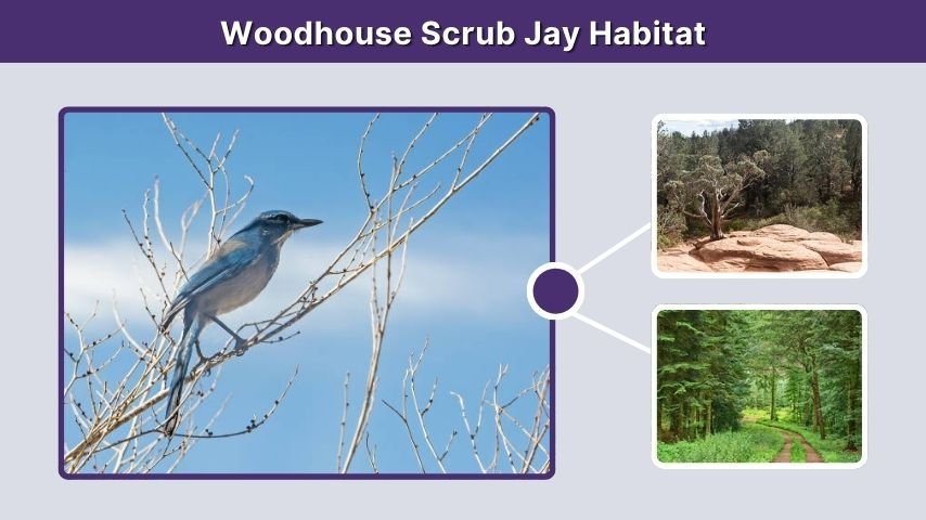 Woodhouse Scrub Jay Habitat