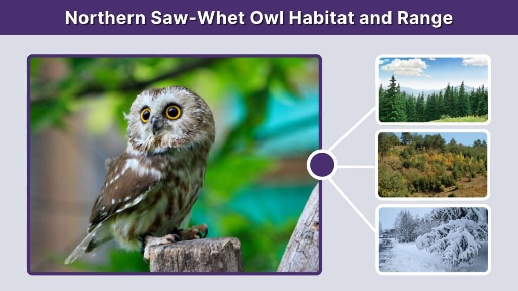 Northern Saw-Whet Owl Habitat and Range