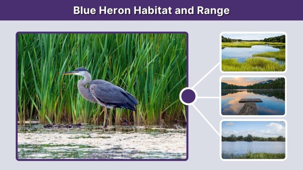 Blue Heron Habitat and Range