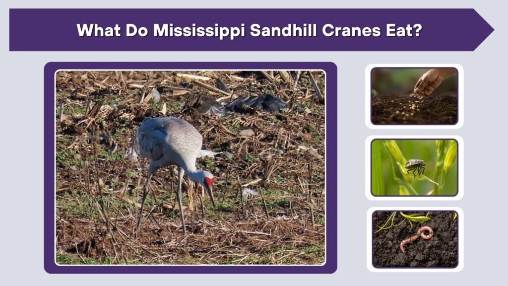 What Do Mississippi Sandhill Cranes Eat?
